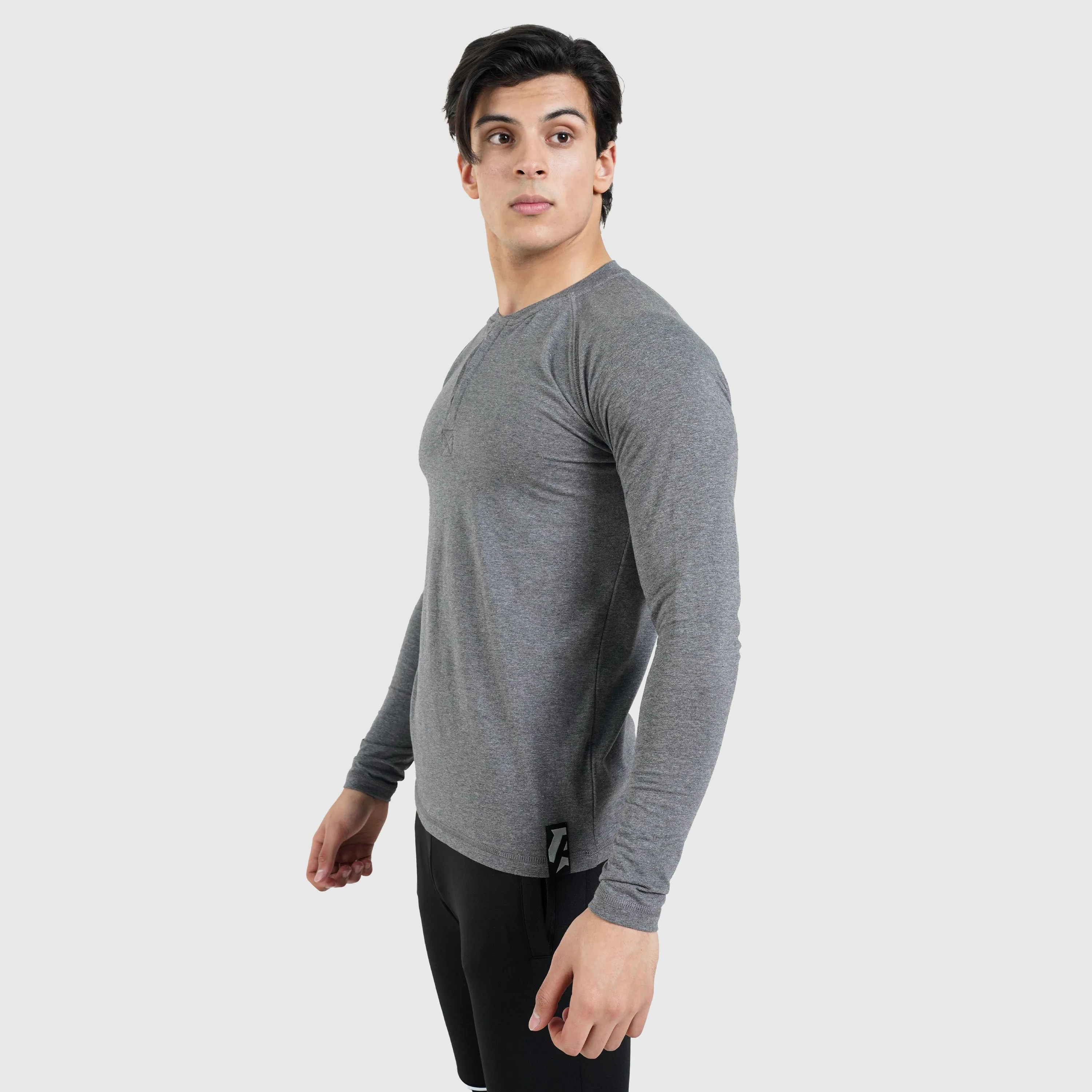 M024 Long Sleeves Tee (Charcoal)