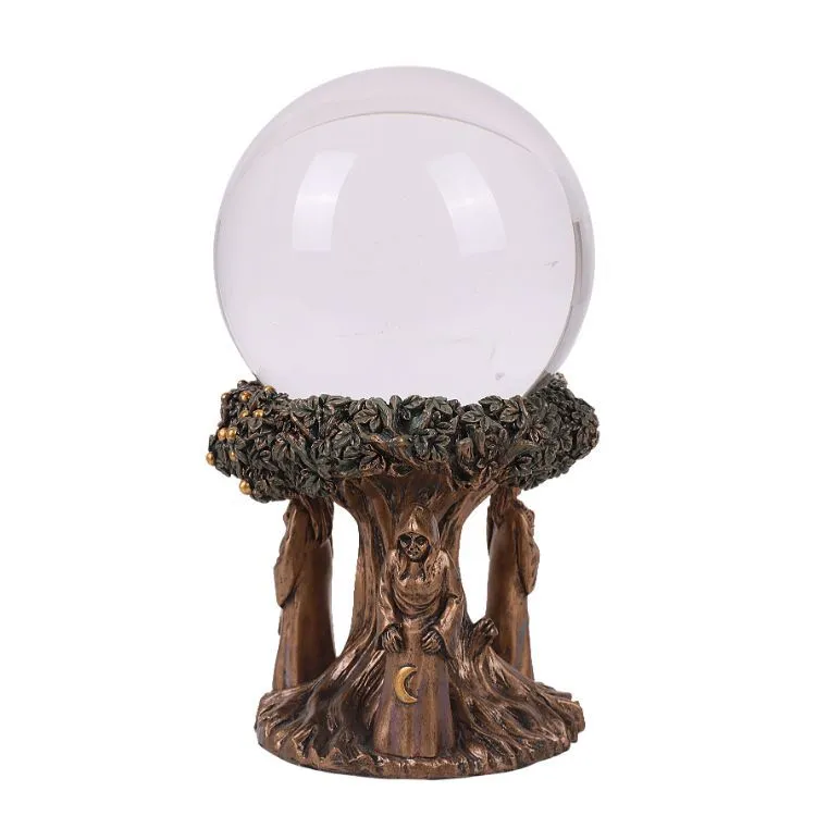 Maiden, Mother, Crone Gazing Ball