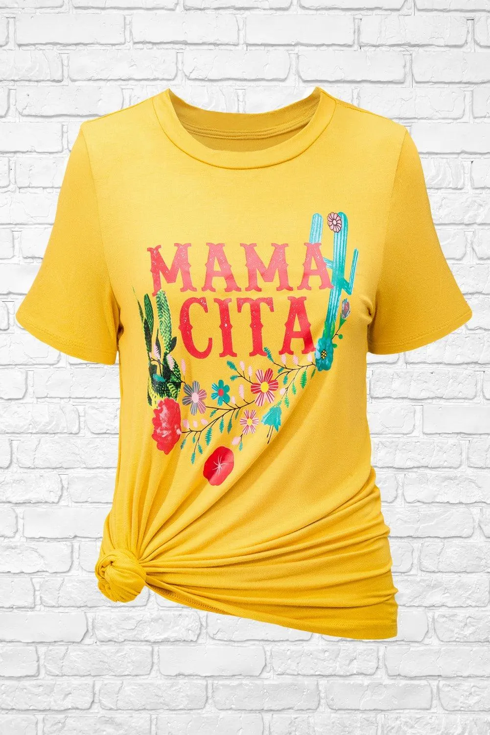 Mamacita with Cactus Tee - Cinco De Mayo