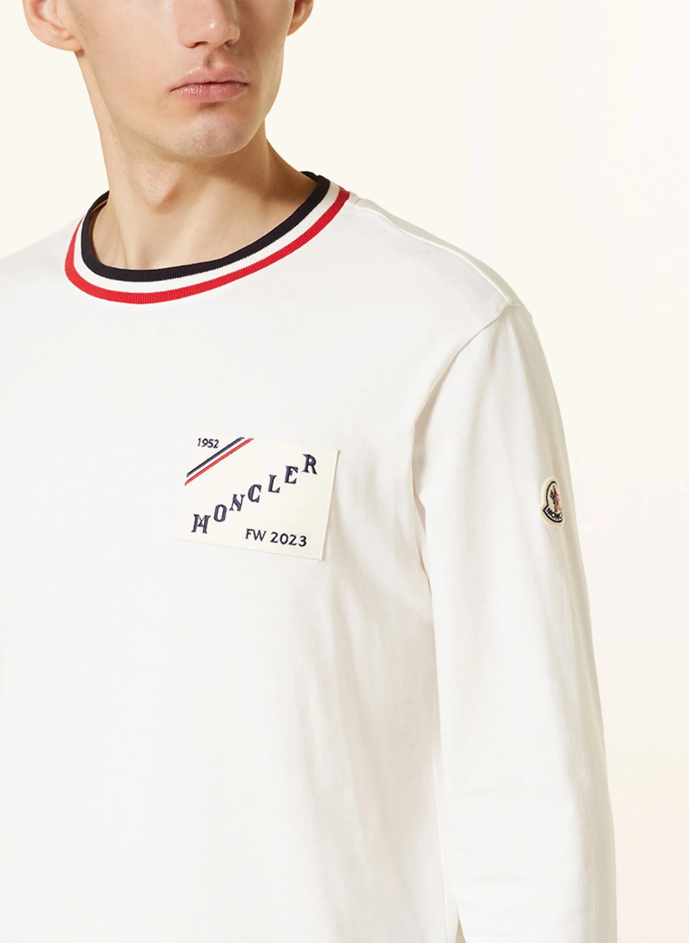 MONCLER  |Unisex Blended Fabrics Street Style Long Sleeves Plain