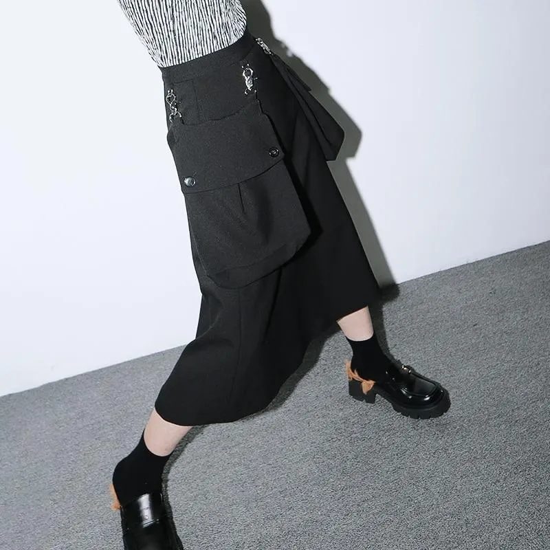 Naoki Irregular Pocket Skirt