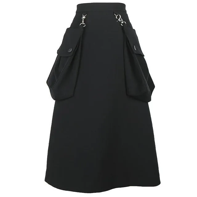 Naoki Irregular Pocket Skirt