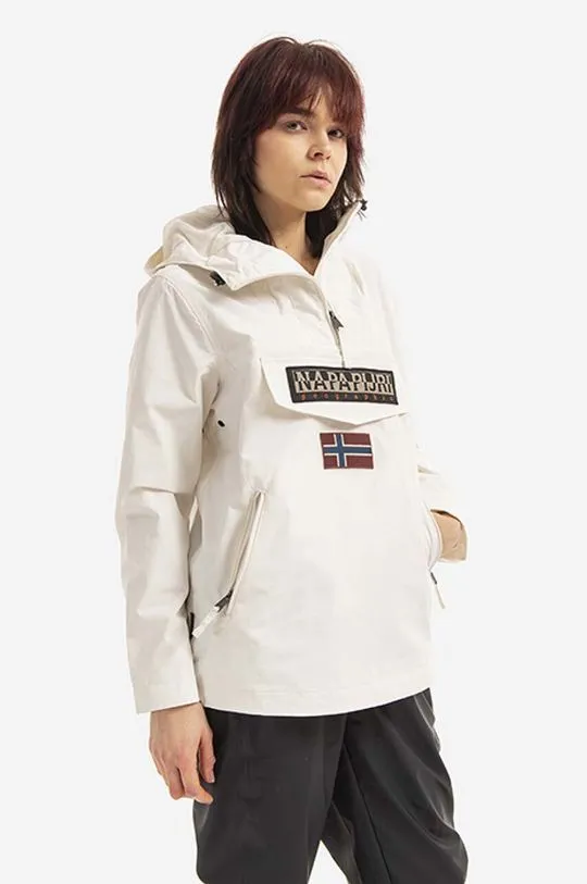 Napapijri rain jacket women's white color