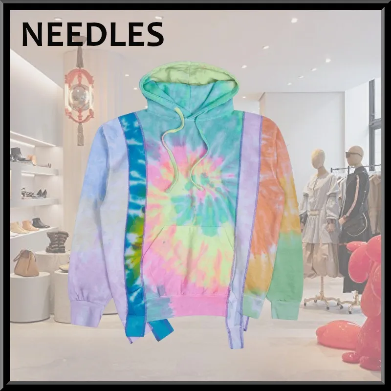 Needles  |Pullovers Street Style Long Sleeves Cotton Hoodies