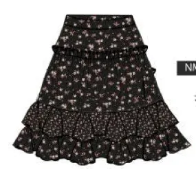 Nicole Miller Mixed Floral Skirt