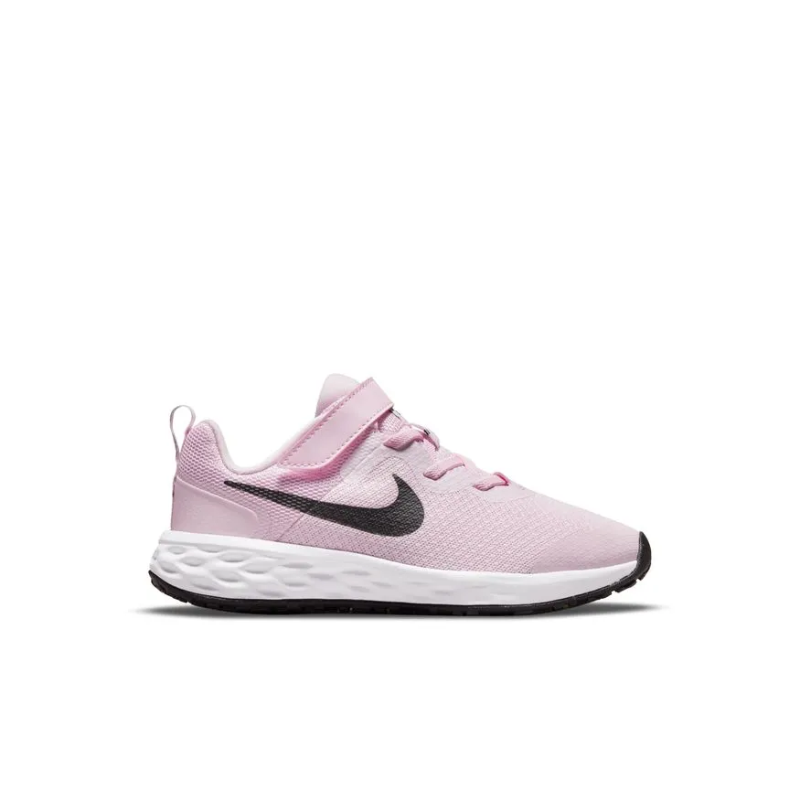 Nike Pink Foam/Black Revolution 6 A/C Children's Sneaker