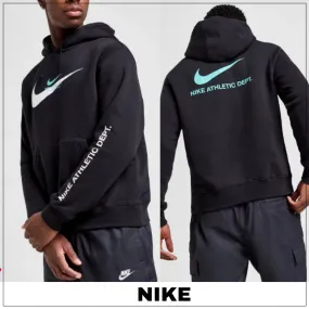 Nike  |Pullovers Street Style Plain Cotton Logo Hoodies