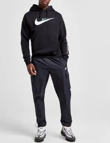 Nike  |Pullovers Street Style Plain Cotton Logo Hoodies