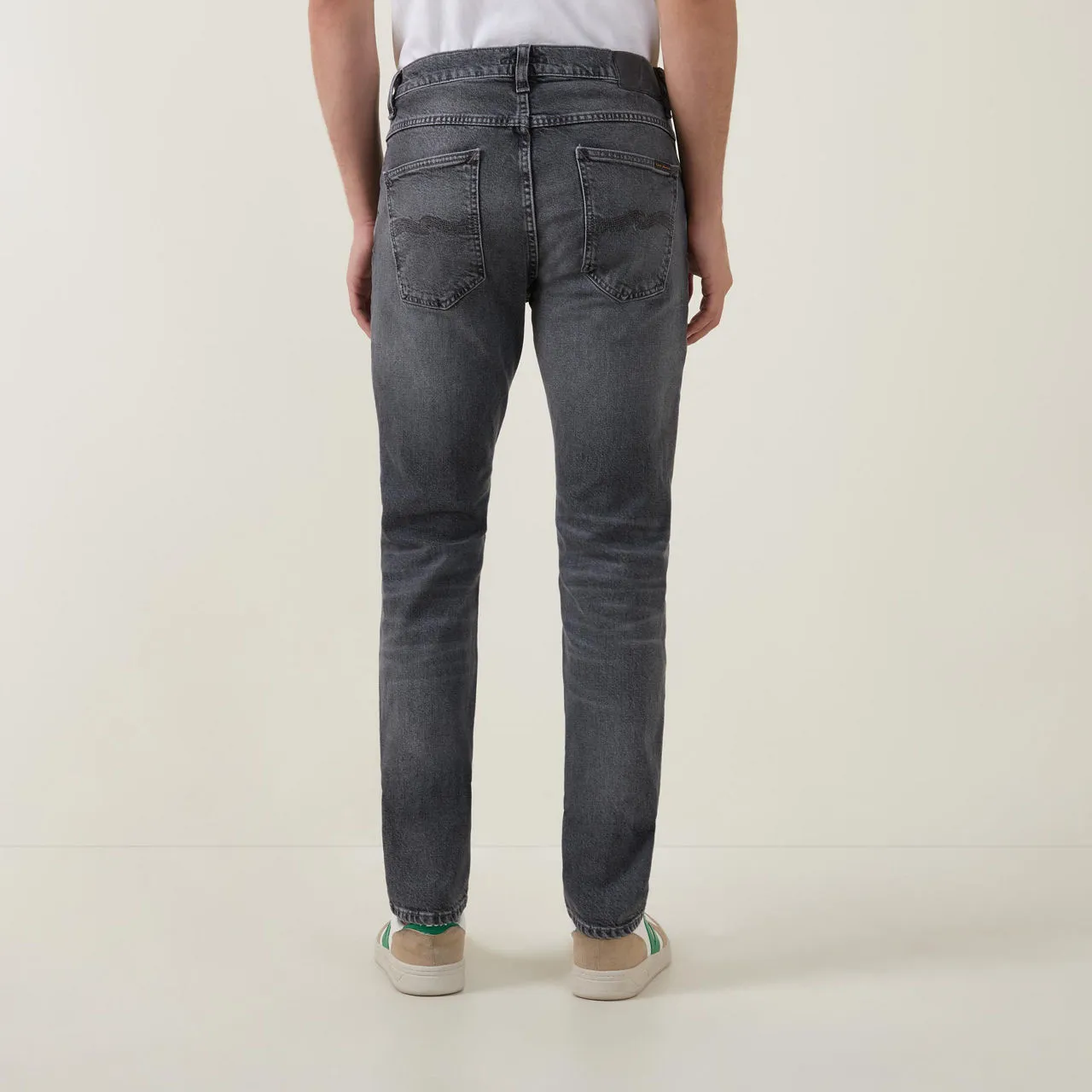 NUDIE JEANS The Sustainable Edit Lean Dean Slim Jeans - Grey