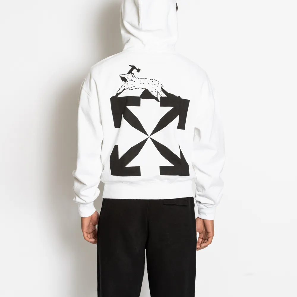 Off-White  |Pullovers Street Style Plain Cotton Hoodies