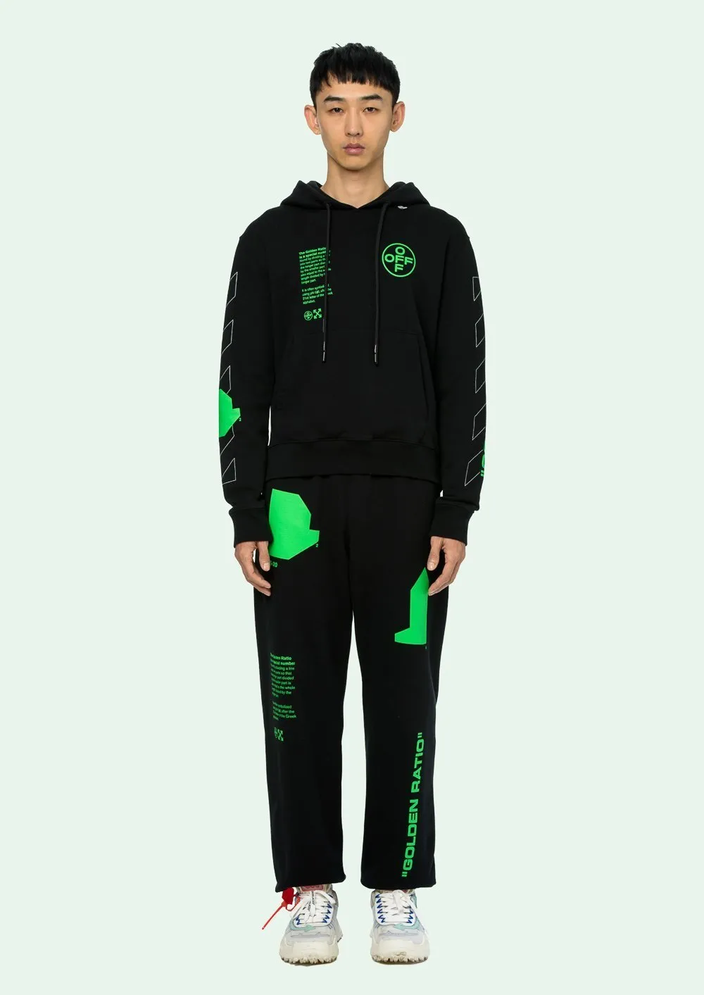 Off-White  |Pullovers Unisex Street Style Logo Hoodies