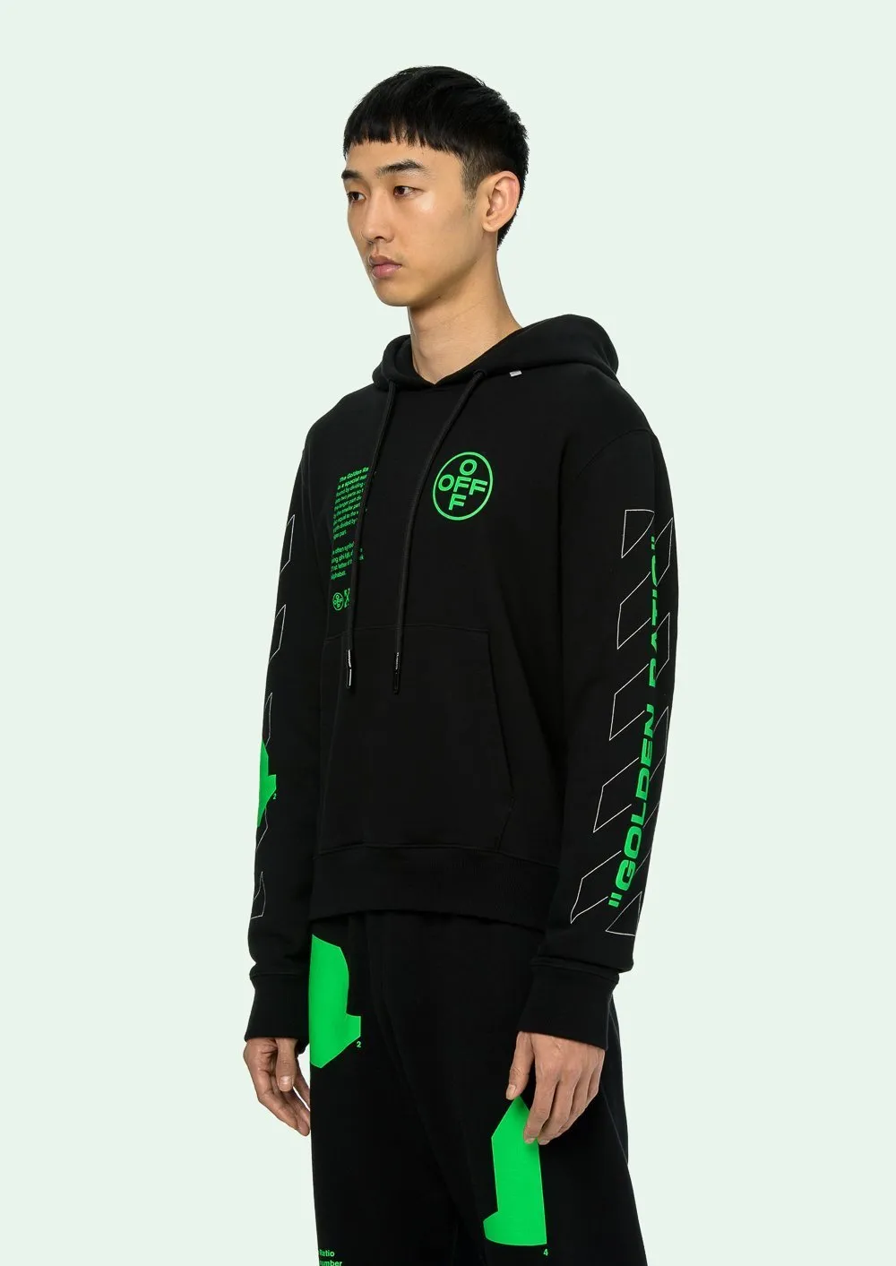 Off-White  |Pullovers Unisex Street Style Logo Hoodies