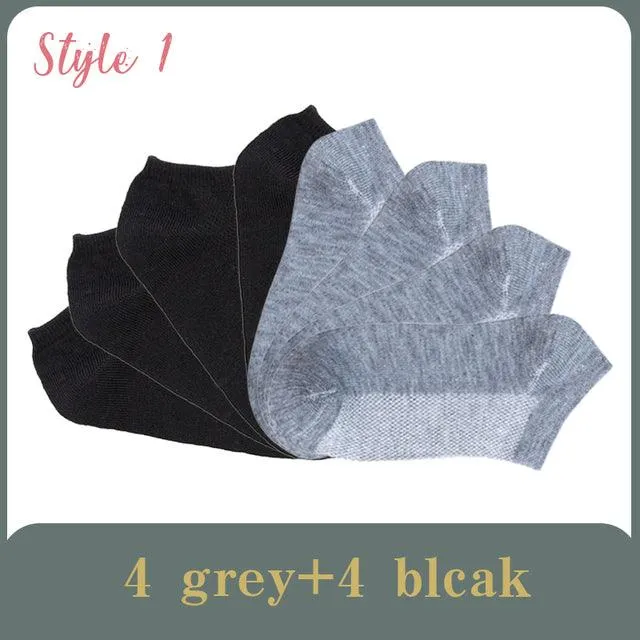 Pairs Lot Solid Mesh Short Socks Invisible Ankle Socks