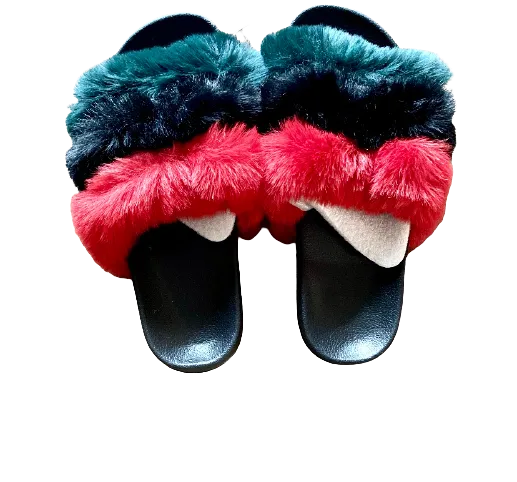 Pan African Fur Slippers