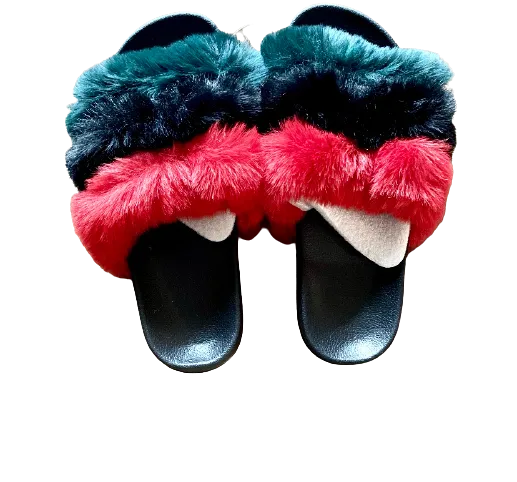 Pan African Fur Slippers