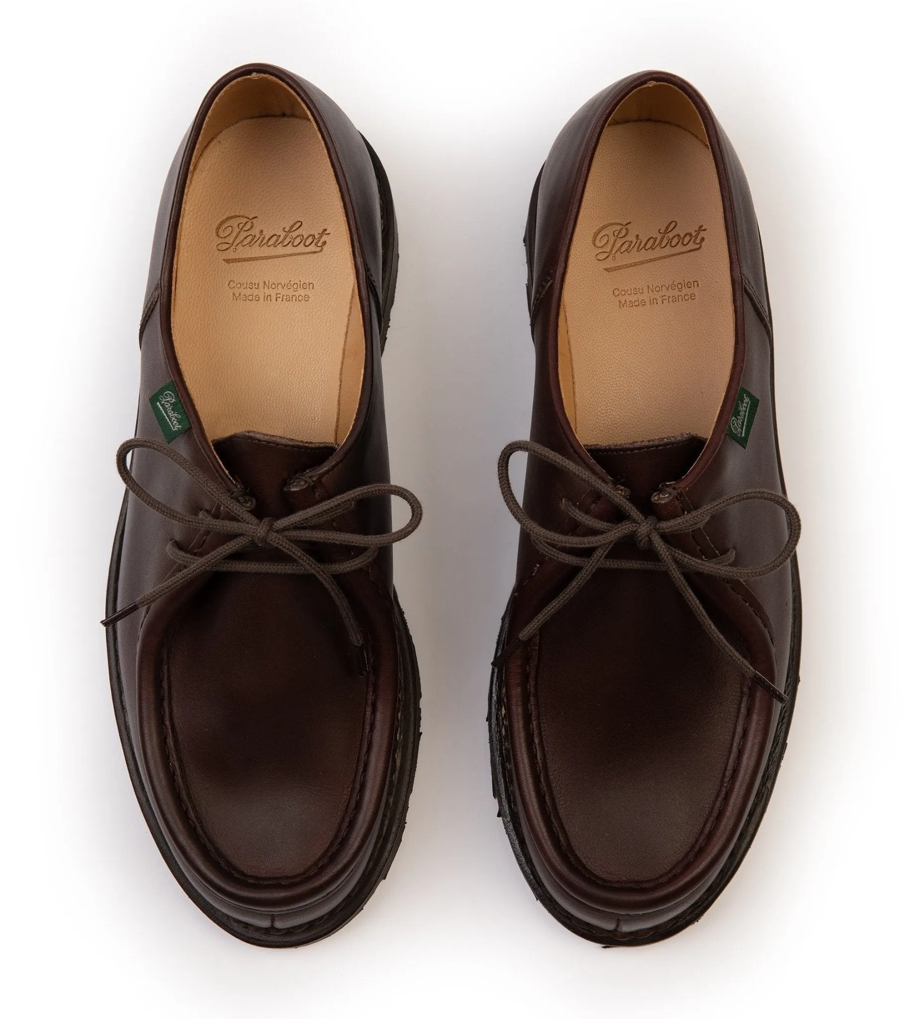 Paraboot Michael Leather Shoe: Café