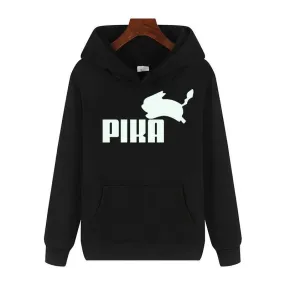 Pika Hoodies Sweatshirt Harajuku Black S S204732