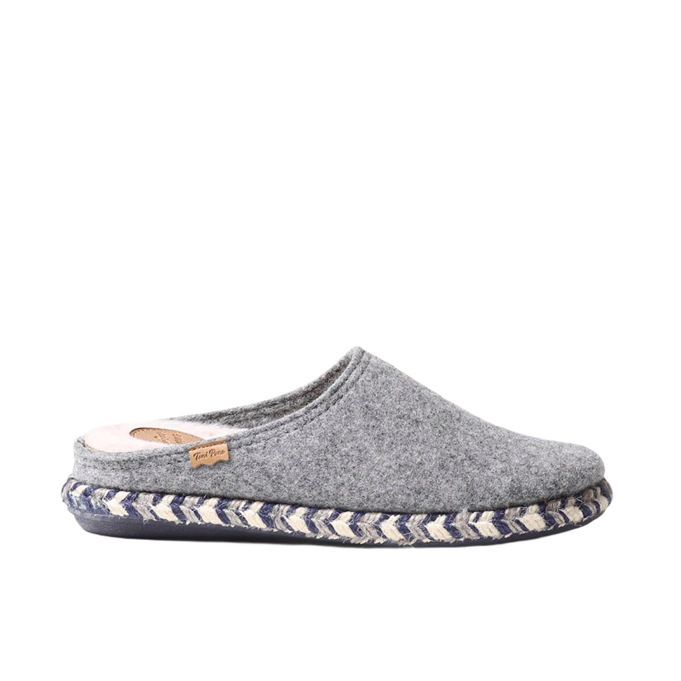 Plain Felt Slippers for Men - Nabor-FP