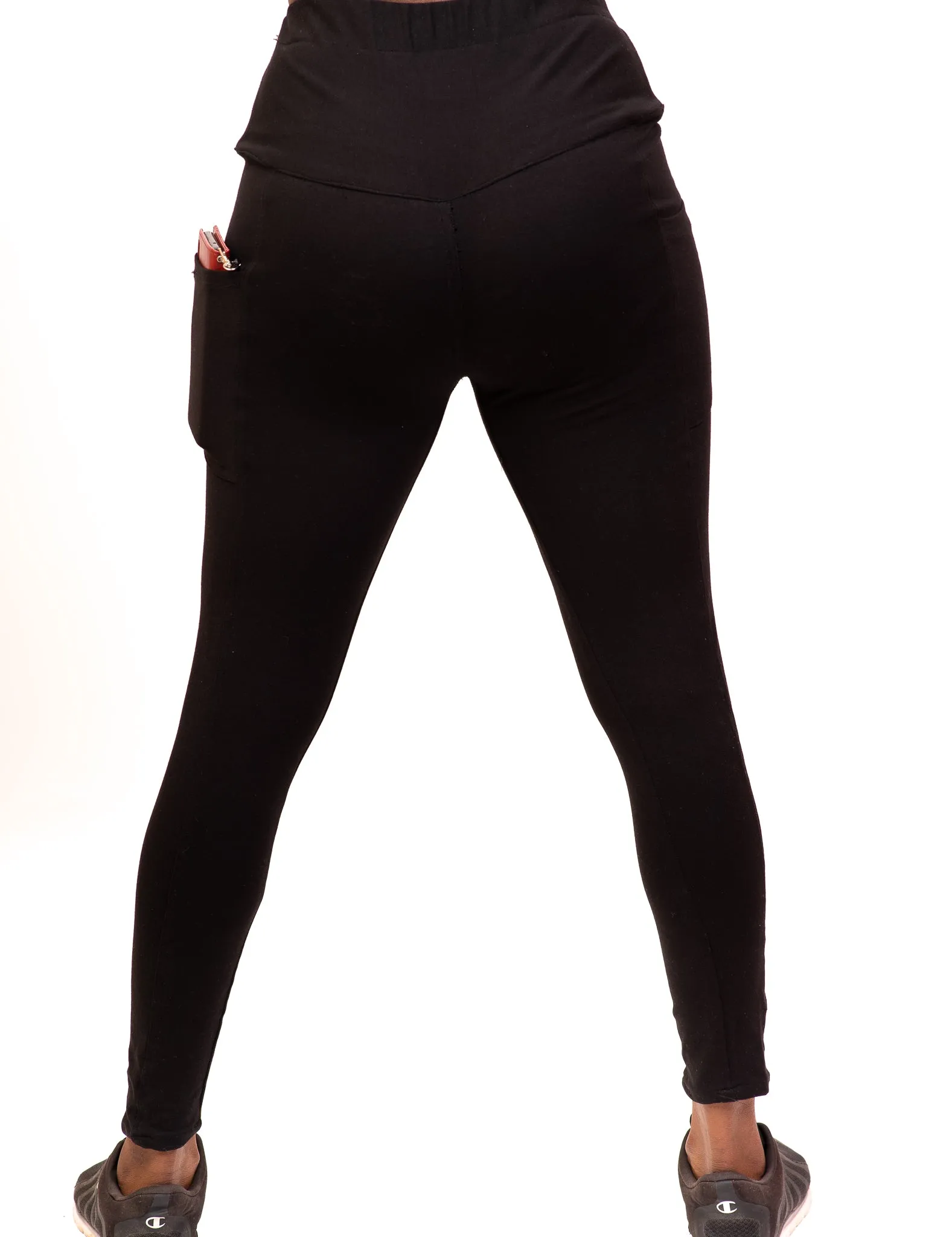 Power Crunches Cross Fit Black Exercise Leggings for ladies - LEGGINGS ONLY