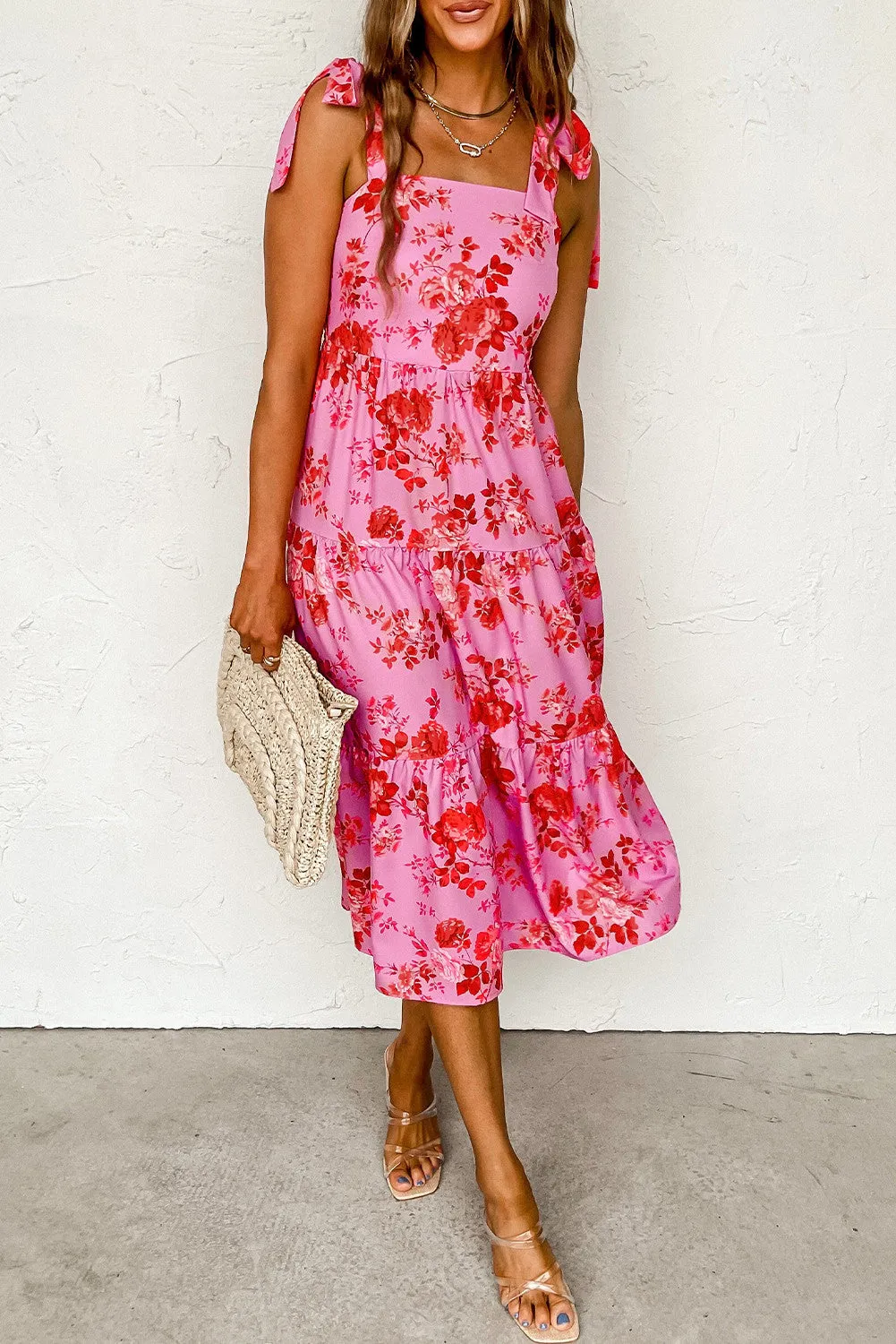 Pretty Girl Floral Maxi Dress - Restock