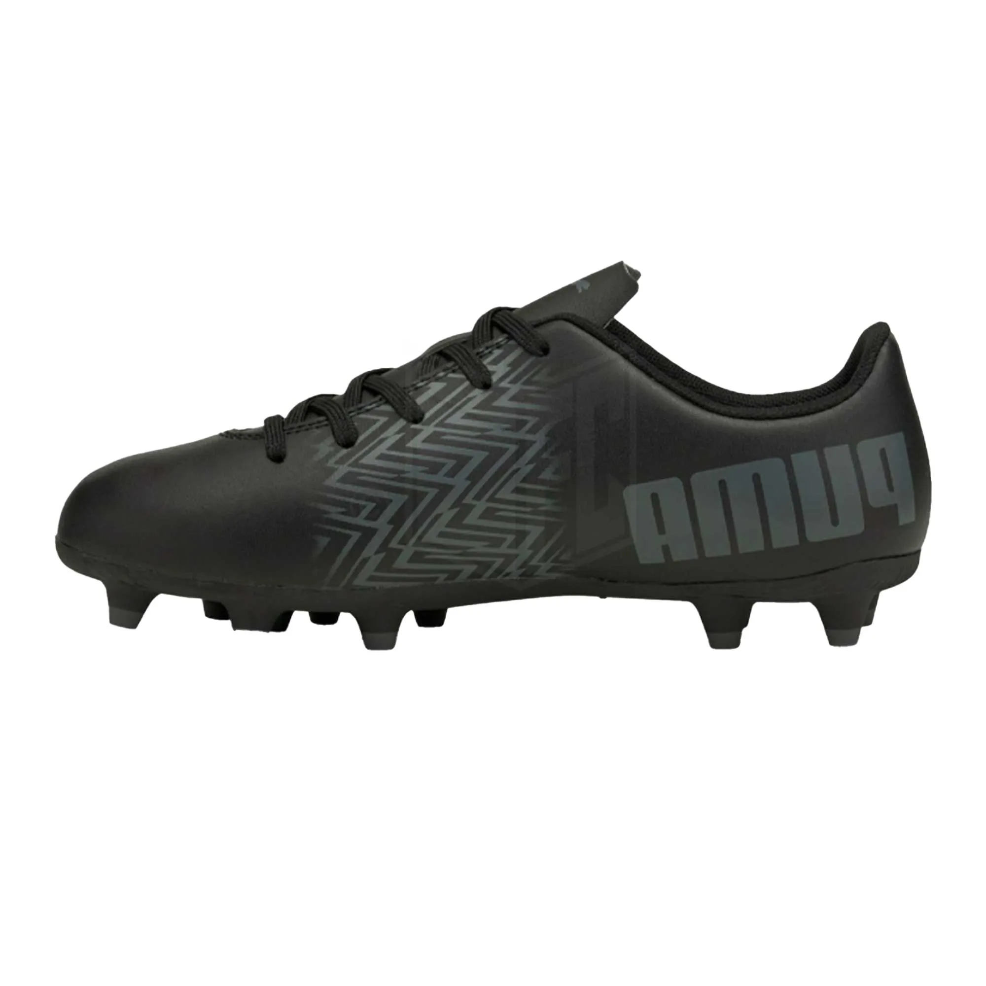 Puma Tacto FG Jnr Football Boots (Blk/Gry)