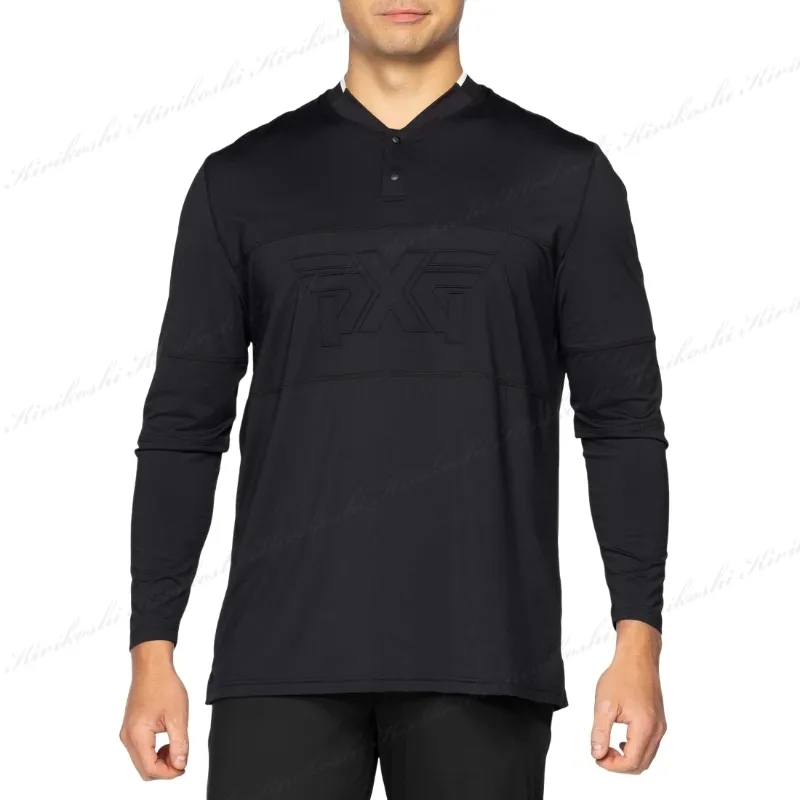 PXG  |Long Sleeves Logo Polos