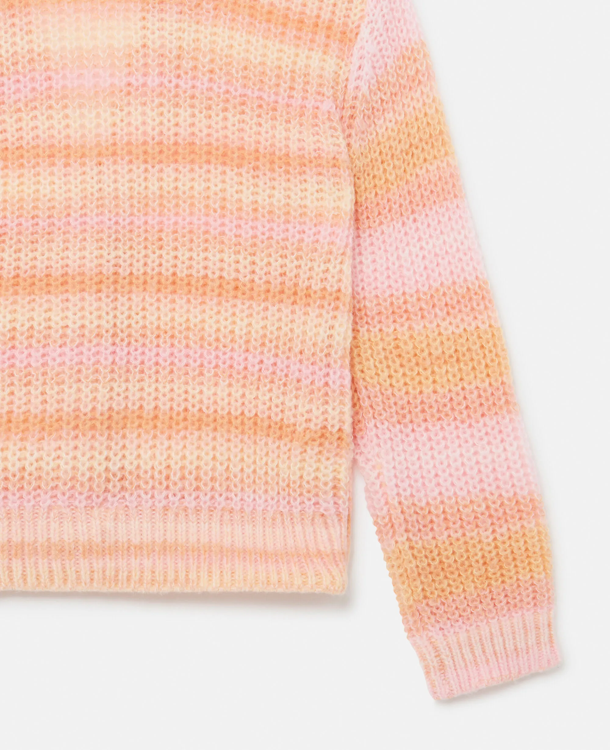 Rainbow Striped Knitted Cardigan