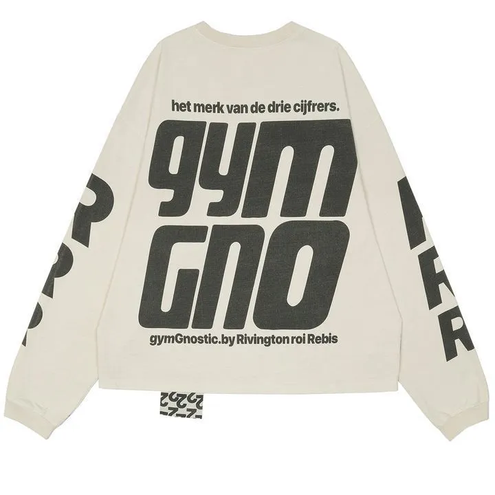 RIVINGTON roi Rebis  |Crew Neck Pullovers Street Style Long Sleeves Cotton