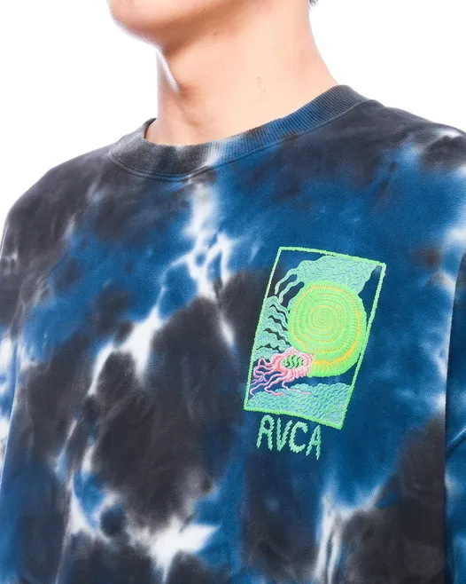 RVCA  |Long Sleeves Logo Sweatshirts