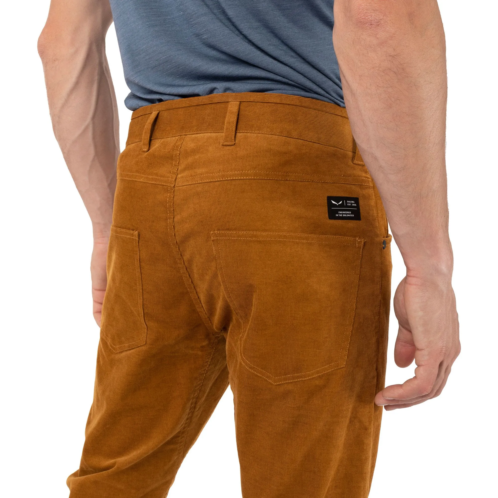 SALEWA - Fanes Hemp Corduroy Pants Men golden brown