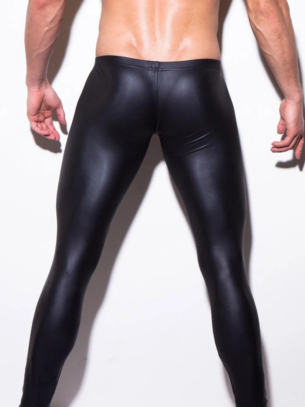 Sexy Club Wear Casual Leggings For Men Slim Fit