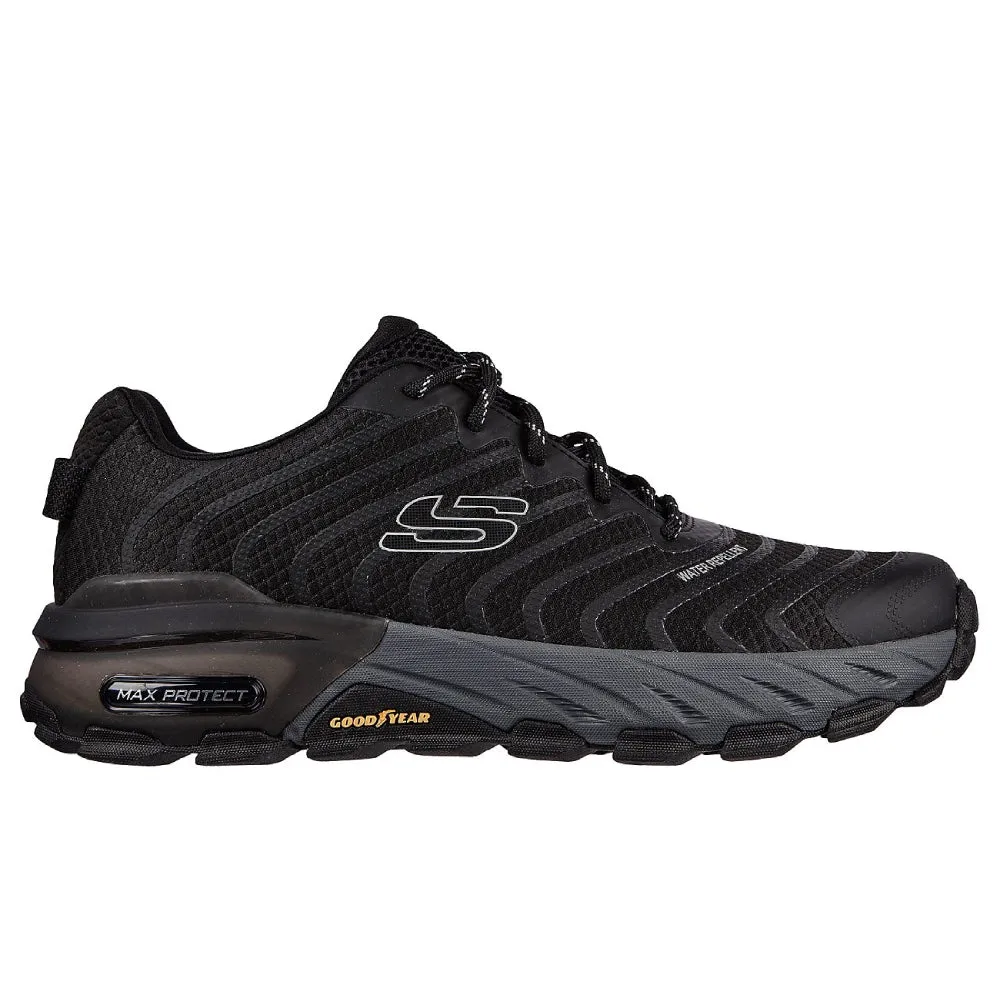 SKECHERS Men's Max Protect-Paragon Running Shoe (Black/Charcoal)