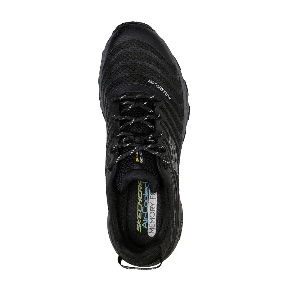 SKECHERS Men's Max Protect-Paragon Running Shoe (Black/Charcoal)