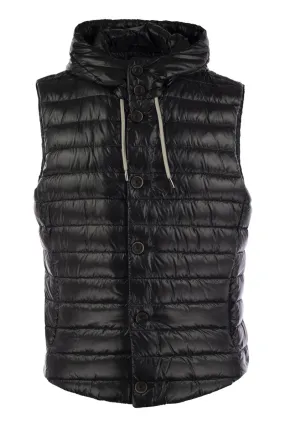 SLEEVELESS DOWN JACKET