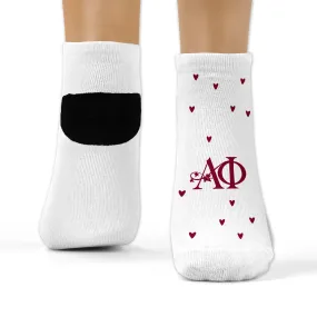 Sorority Socks Alpha Phi