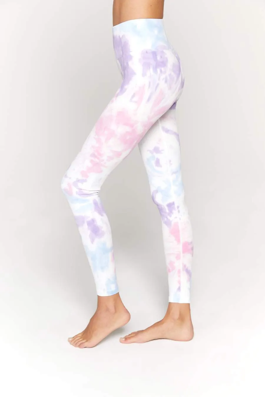 Spiritual Gangster Love Sculpt Legging in Pastel Swirl Tie Dye