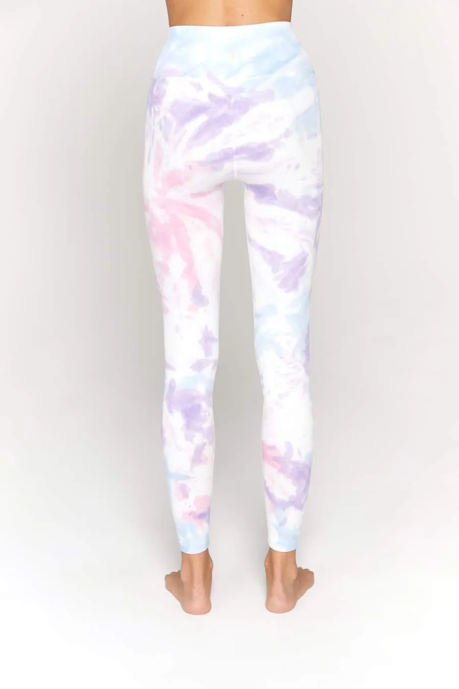 Spiritual Gangster Love Sculpt Legging in Pastel Swirl Tie Dye