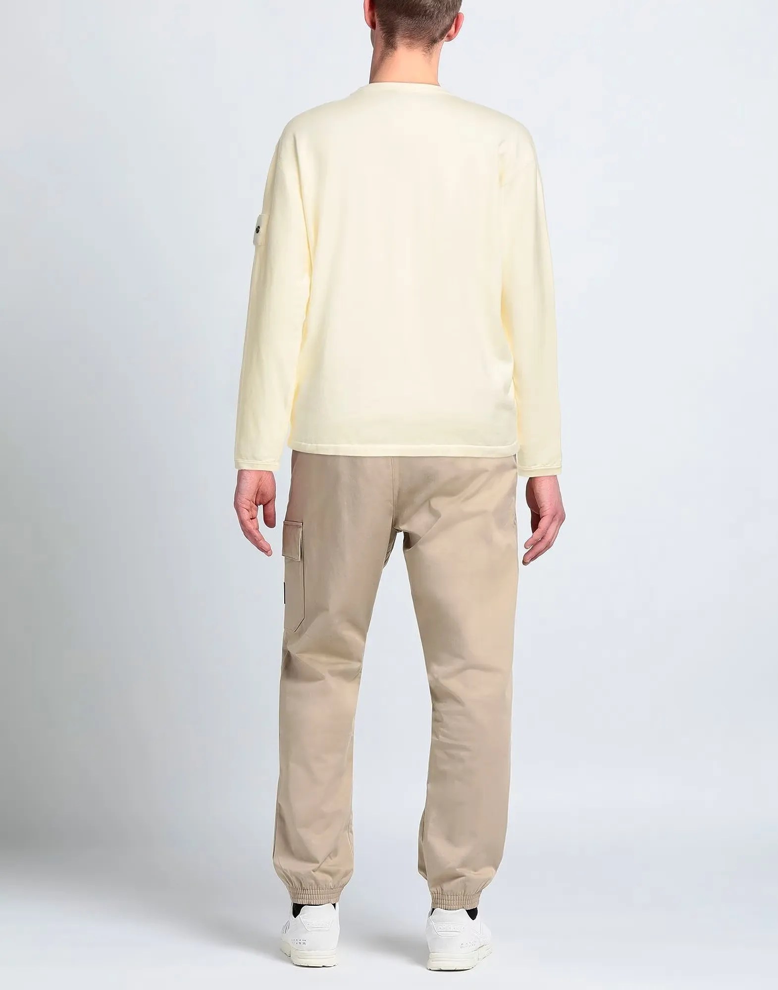 STONE ISLAND  |Crew Neck Pullovers Unisex Street Style Long Sleeves Plain