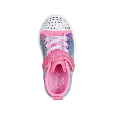 Toddler Girls' Skechers Twinkle Sparks Sequin Party Hook N Loop Shoes