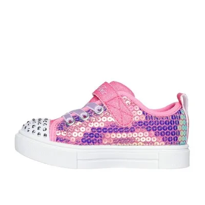 Toddler Girls' Skechers Twinkle Sparks Sequin Party Hook N Loop Shoes