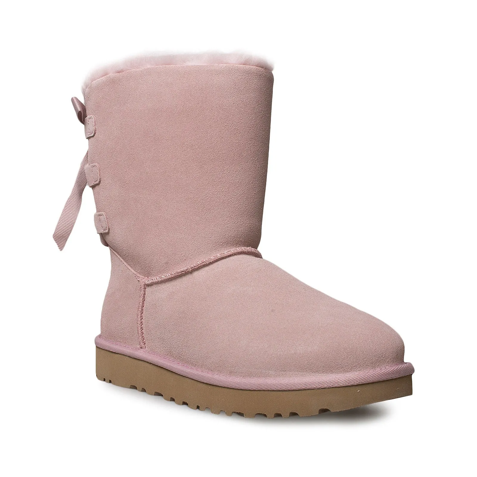 UGG Short Continuity Bow Pink Crystal Boots - Women's