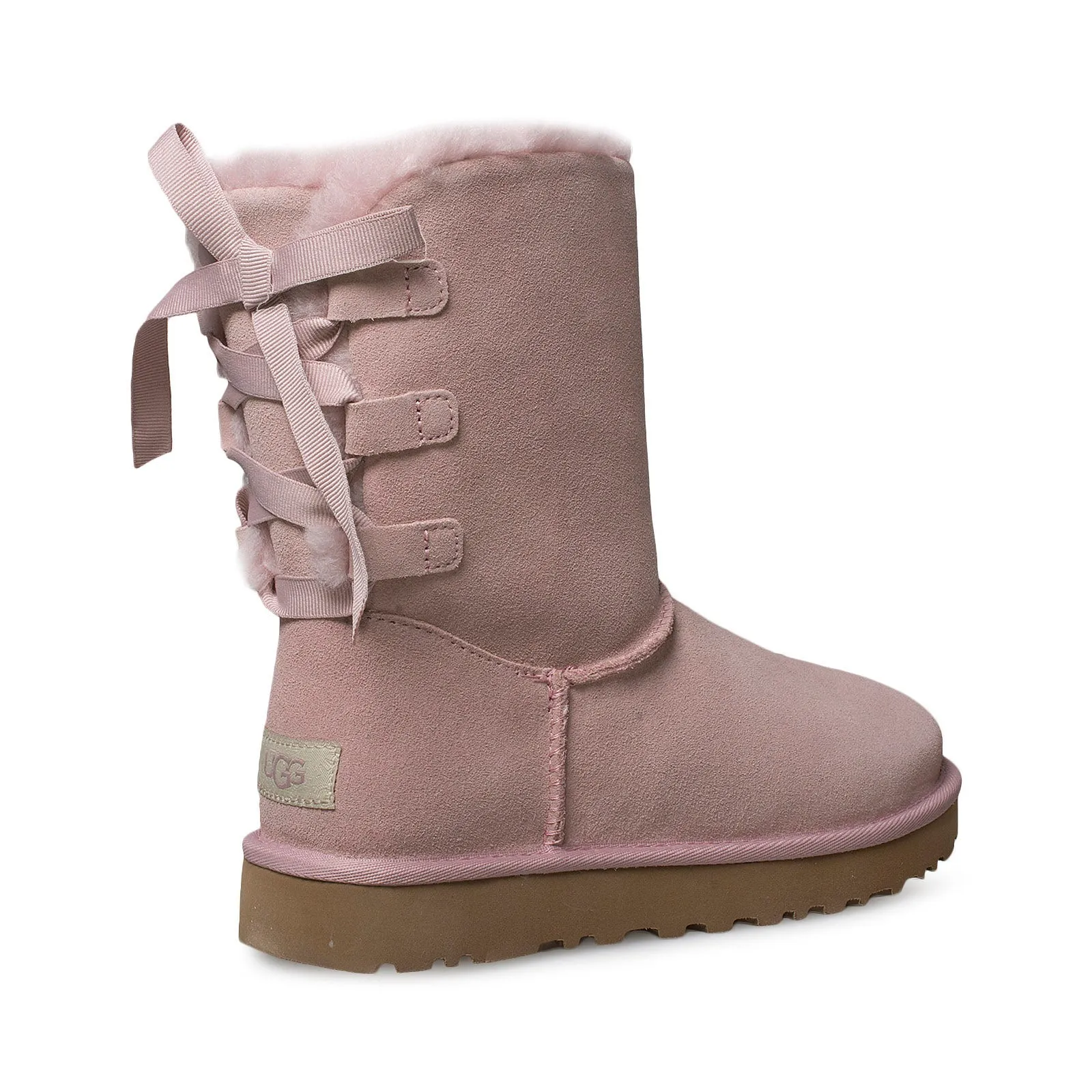 UGG Short Continuity Bow Pink Crystal Boots - Women's