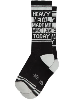 Unisex Heavy Metal Ribbed Gym Socks