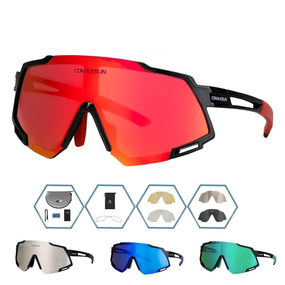 Unisex Professional Polarized Cycling Glasses MTB Road Bike Goggles Outdoor Sports Bicycle