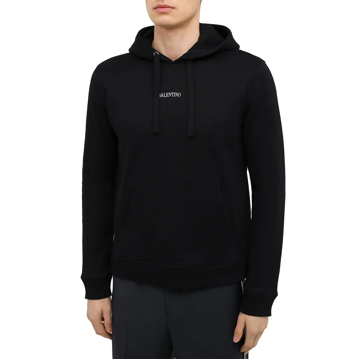 VALENTINO  |Pullovers Unisex Cotton Logo Luxury Hoodies