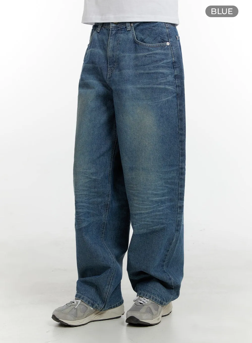 Wide Fit Baggy Jeans CA401