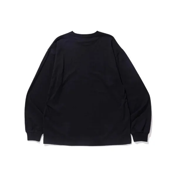 X-Large  |Crew Neck Unisex Street Style Long Sleeves Plain