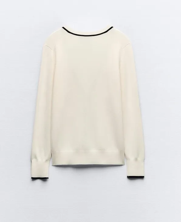 ZARA  |Casual Style Long Sleeves Plain Elegant Style Cardigans