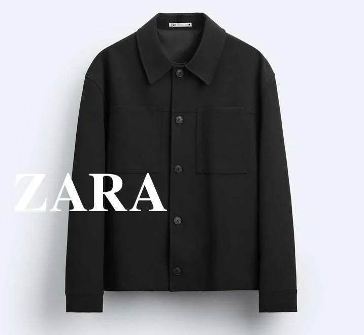 ZARA  |Long Sleeves Plain Shirts