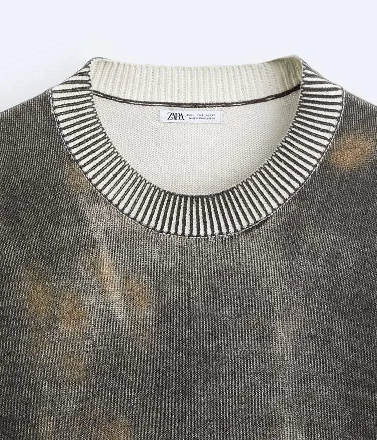 ZARA  |Pullovers Long Sleeves Sweaters